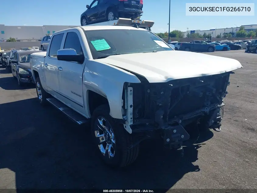 CHEVROLET SILVERADO 2015, VIN 3GCUKSEC1FG266710