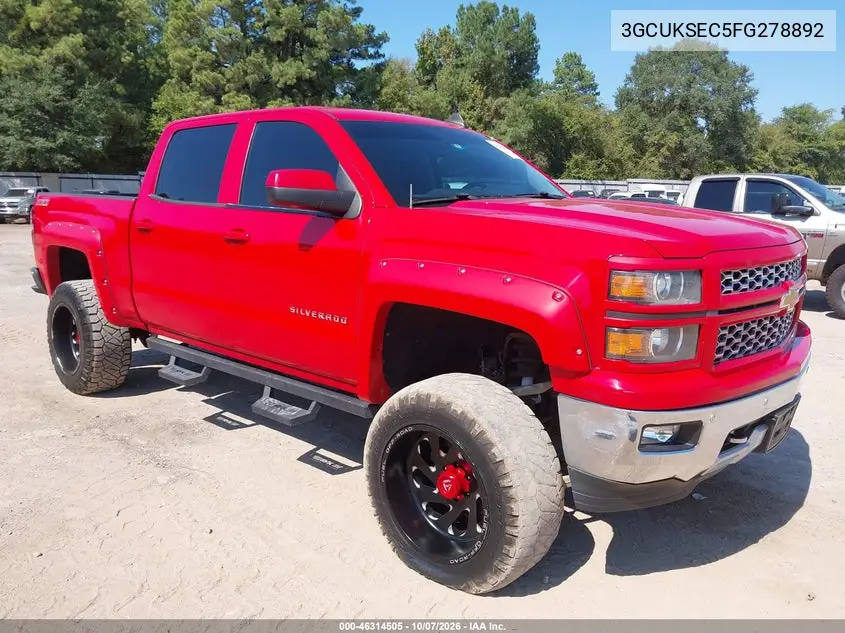 CHEVROLET SILVERADO 2015, VIN 3GCUKSEC5FG278892