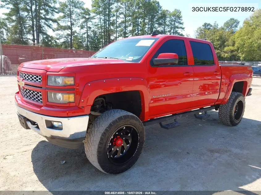 2015 CHEVROLET SILVERADO VIN 3GCUKSEC5FG278892 — фото 2