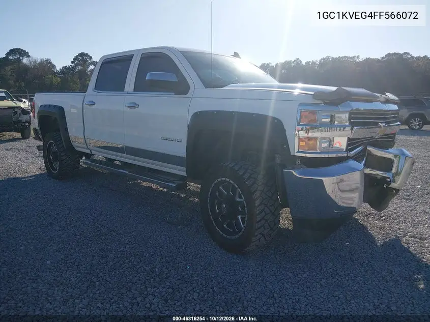 CHEVROLET SILVERADO 2015, VIN 1GC1KVEG4FF566072