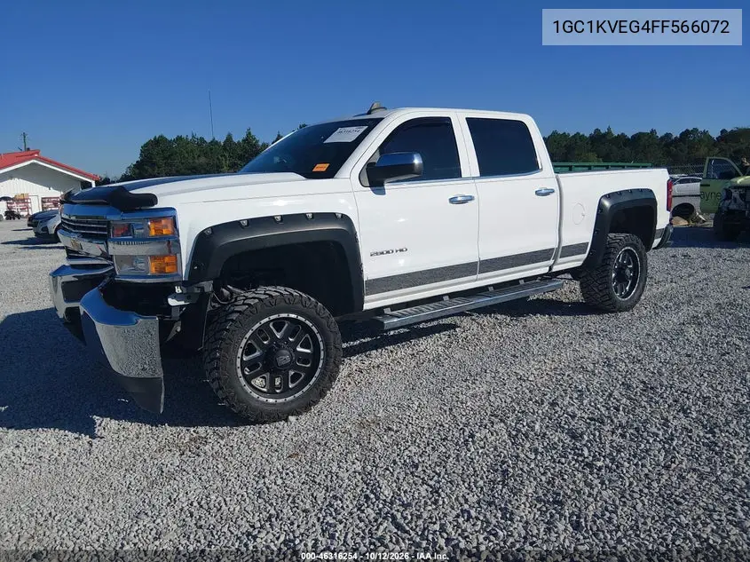 2015 CHEVROLET SILVERADO VIN 1GC1KVEG4FF566072 — фото 2