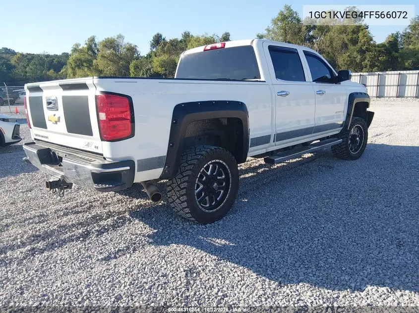2015 CHEVROLET SILVERADO VIN 1GC1KVEG4FF566072 — фото 4