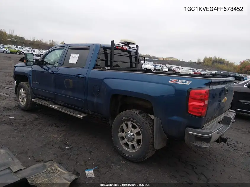 2015 CHEVROLET SILVERADO VIN 1GC1KVEG4FF678452 — фото 3