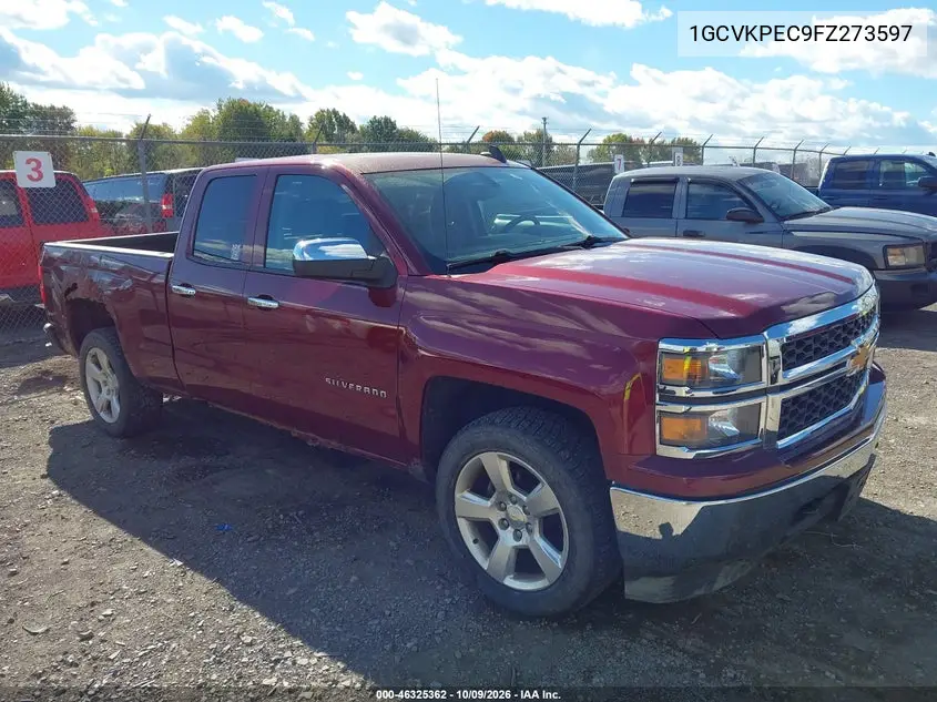 CHEVROLET SILVERADO 2015, VIN 1GCVKPEC9FZ273597