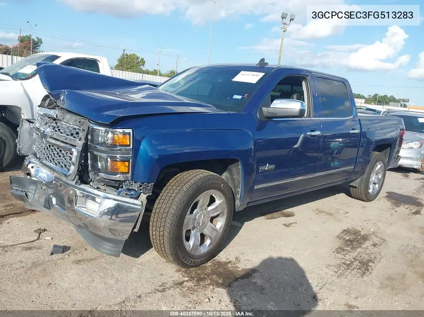 2015 CHEVROLET SILVERADO VIN 3GCPCSEC3FG513283 — фото 2