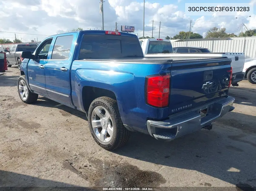 2015 CHEVROLET SILVERADO VIN 3GCPCSEC3FG513283 — фото 3