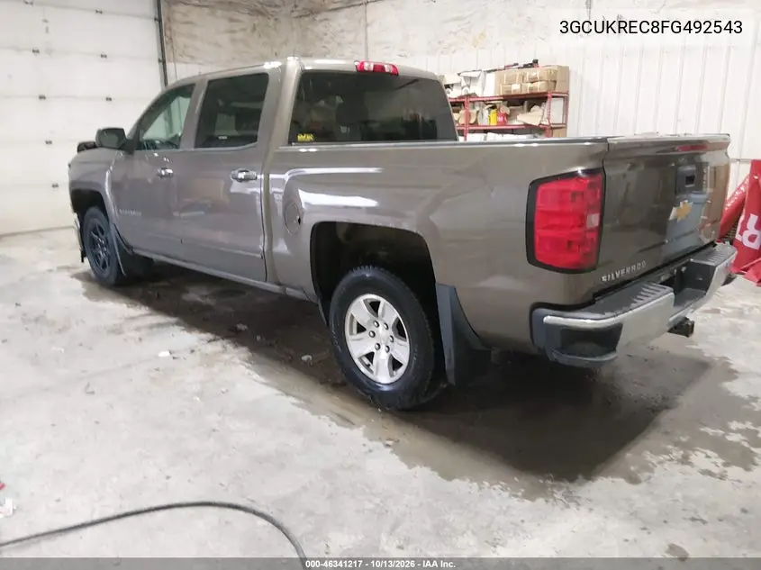 2015 CHEVROLET SILVERADO VIN 3GCUKREC8FG492543 — фото 3