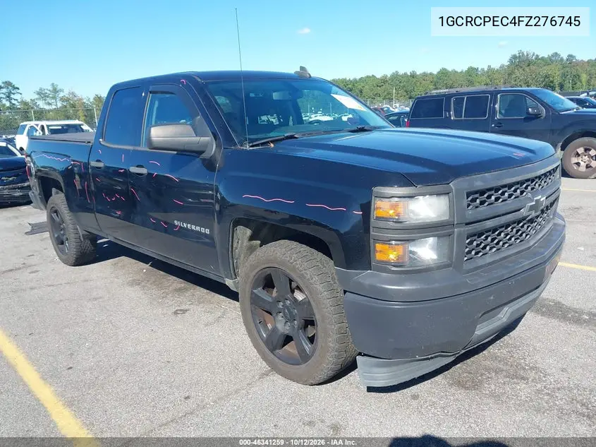 CHEVROLET SILVERADO 2015, VIN 1GCRCPEC4FZ276745