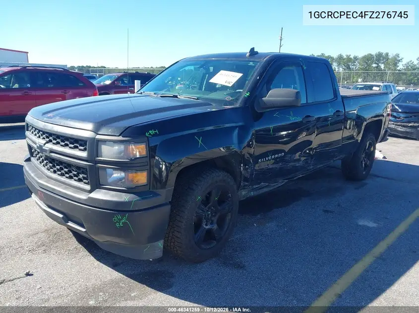 2015 CHEVROLET SILVERADO VIN 1GCRCPEC4FZ276745 — фото 2