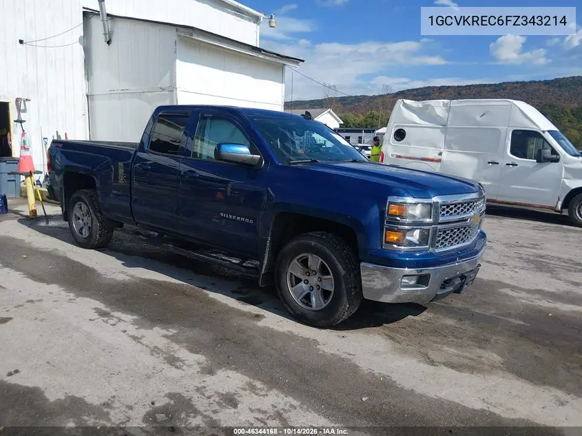 CHEVROLET SILVERADO 2015, VIN 1GCVKREC6FZ343214