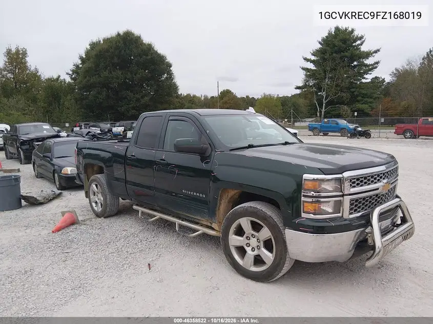CHEVROLET SILVERADO 2015, VIN 1GCVKREC9FZ168019