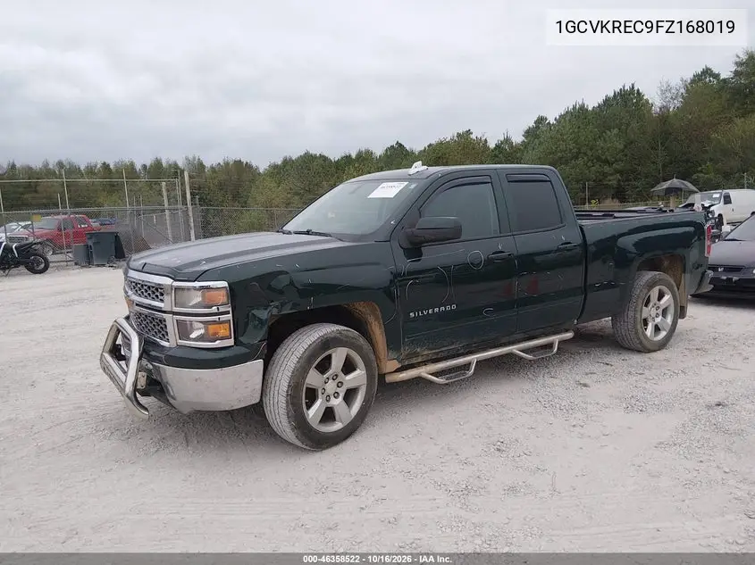 2015 CHEVROLET SILVERADO VIN 1GCVKREC9FZ168019 — фото 2