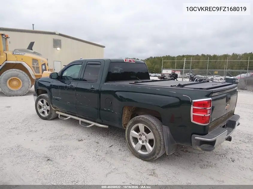 2015 CHEVROLET SILVERADO VIN 1GCVKREC9FZ168019 — фото 3