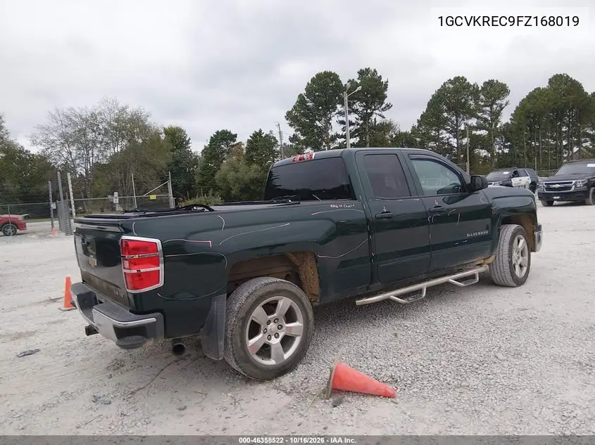 2015 CHEVROLET SILVERADO VIN 1GCVKREC9FZ168019 — фото 4