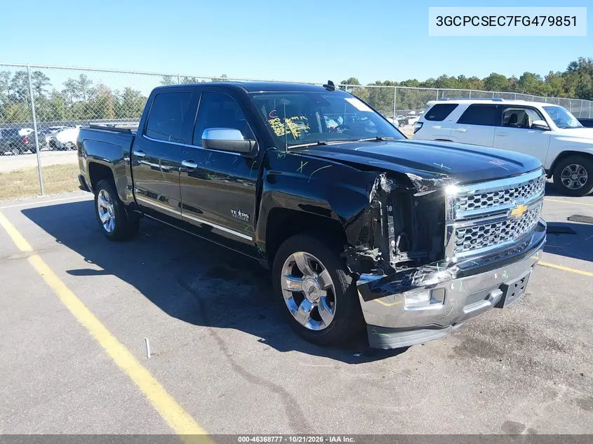 2015 CHEVROLET SILVERADO VIN 3GCPCSEC7FG479851 — фото 2