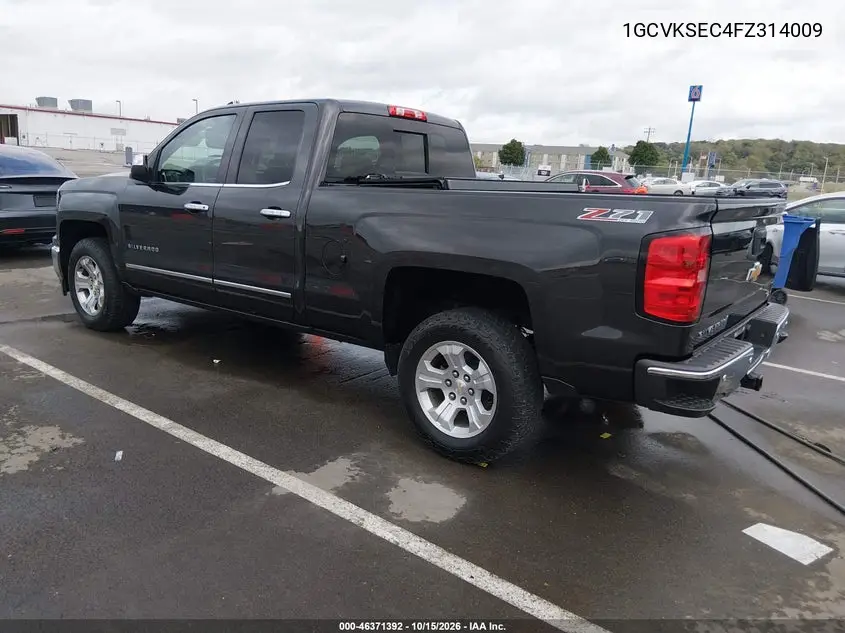 2015 CHEVROLET SILVERADO VIN 1GCVKSEC4FZ314009 — фото 3