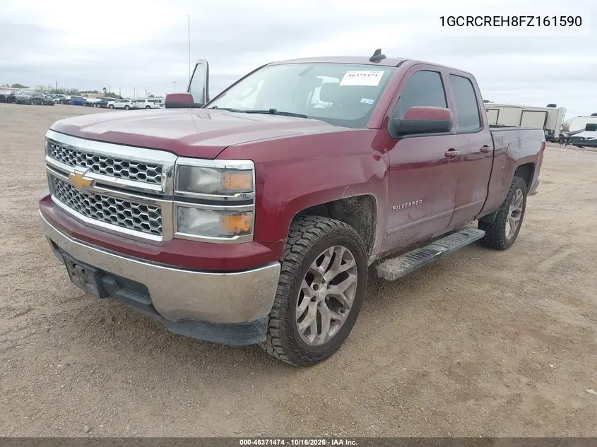 2015 CHEVROLET SILVERADO VIN 1GCRCREH8FZ161590 — фото 2