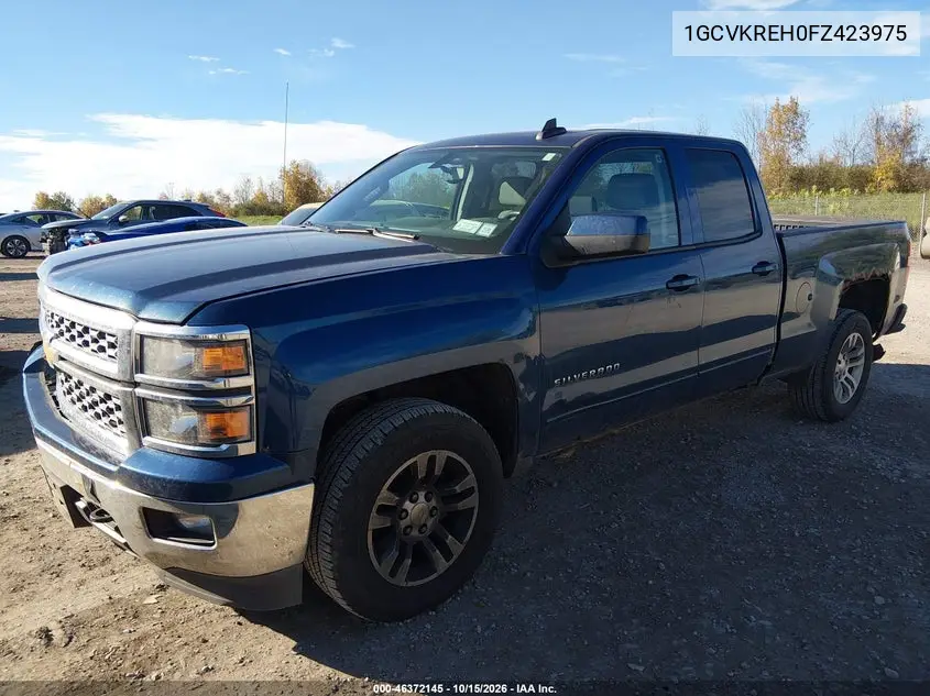 2015 CHEVROLET SILVERADO VIN 1GCVKREH0FZ423975 — фото 2