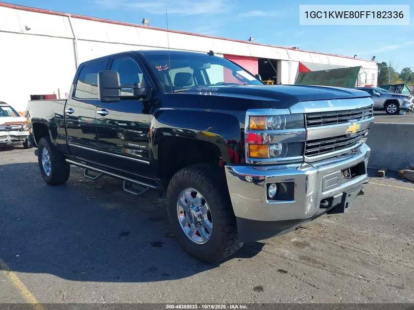 CHEVROLET SILVERADO 2015, VIN 1GC1KWE80FF182336