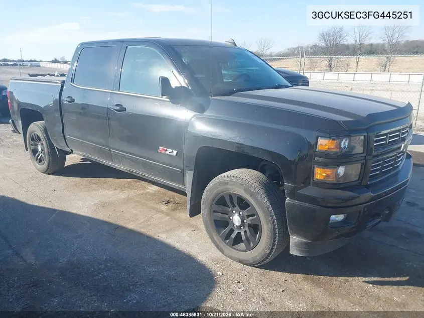 CHEVROLET SILVERADO 2015, VIN 3GCUKSEC3FG445251