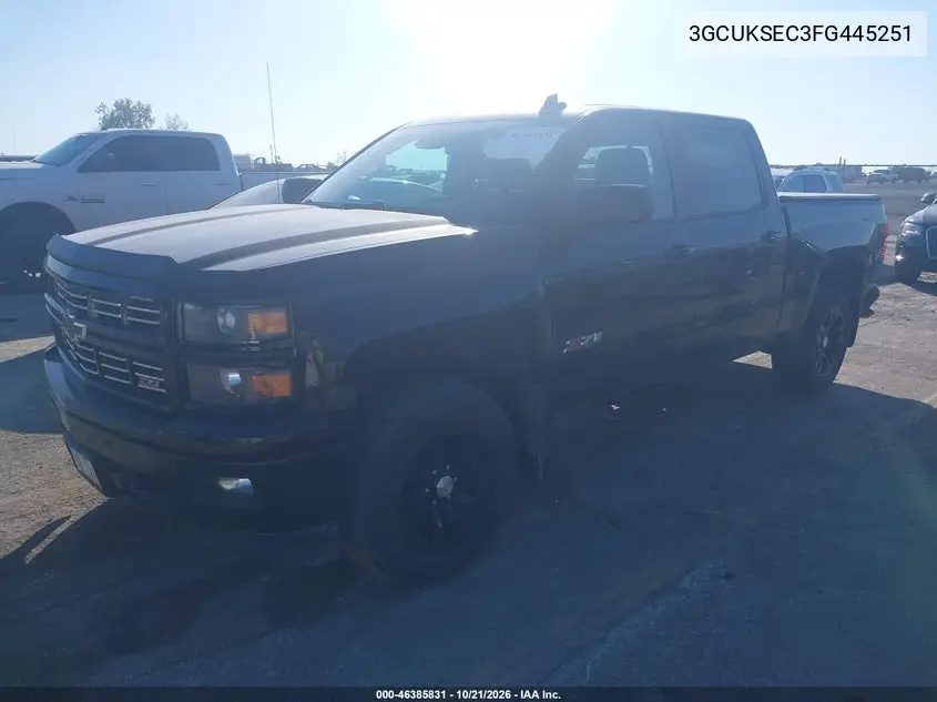 2015 CHEVROLET SILVERADO VIN 3GCUKSEC3FG445251 — фото 2