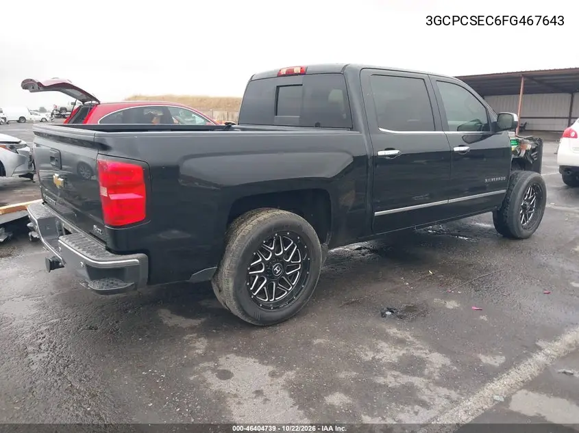 2015 CHEVROLET SILVERADO VIN 3GCPCSEC6FG467643 — фото 4
