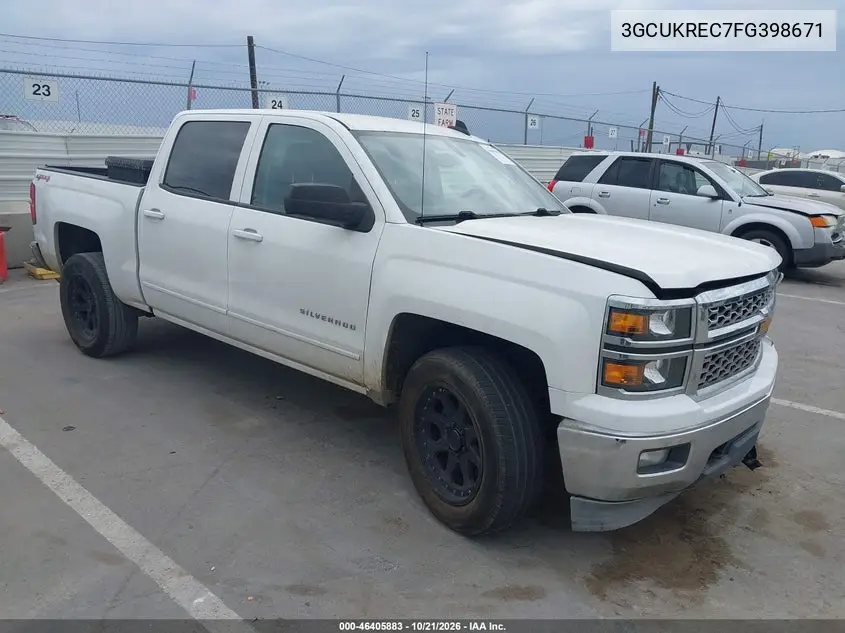CHEVROLET SILVERADO 2015, VIN 3GCUKREC7FG398671