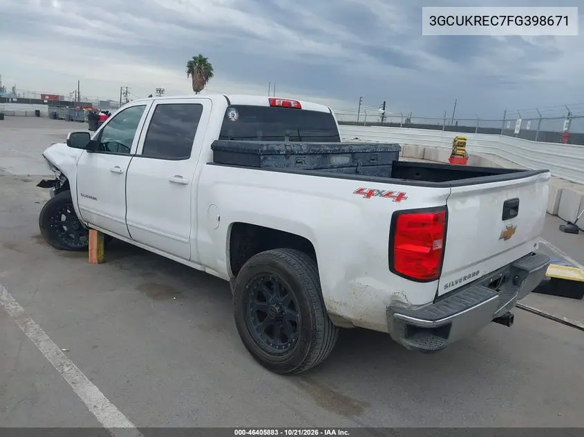 2015 CHEVROLET SILVERADO VIN 3GCUKREC7FG398671 — фото 3