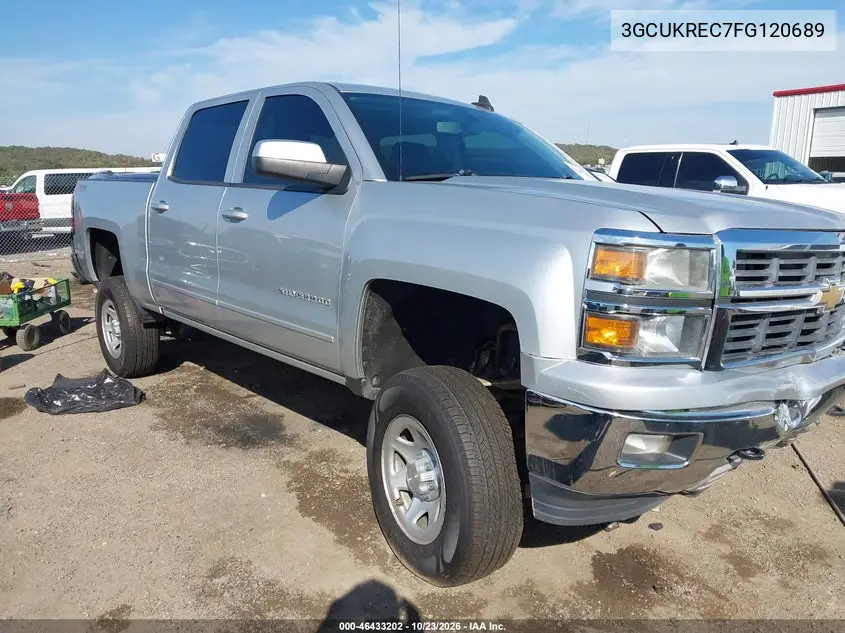 CHEVROLET SILVERADO 2015, VIN 3GCUKREC7FG120689