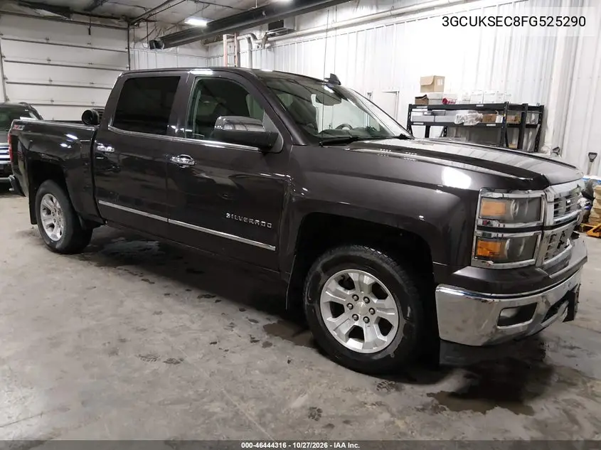 CHEVROLET SILVERADO 2015, VIN 3GCUKSEC8FG525290