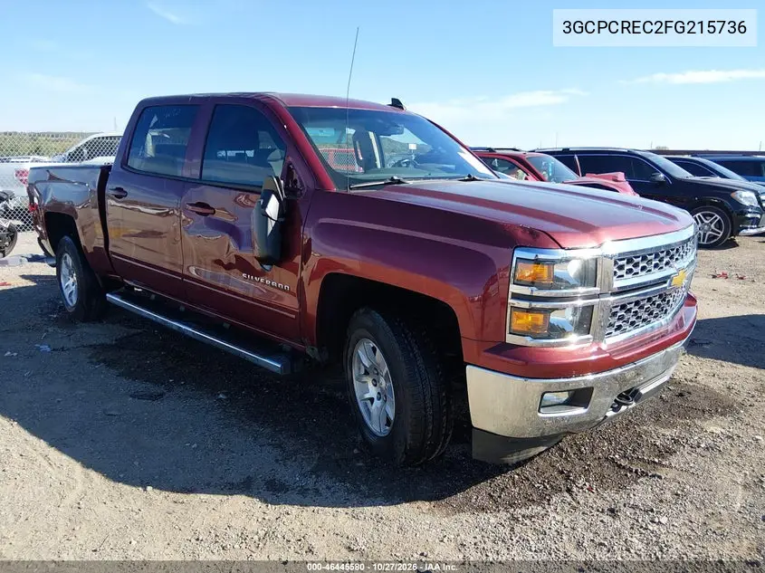 CHEVROLET SILVERADO 2015, VIN 3GCPCREC2FG215736