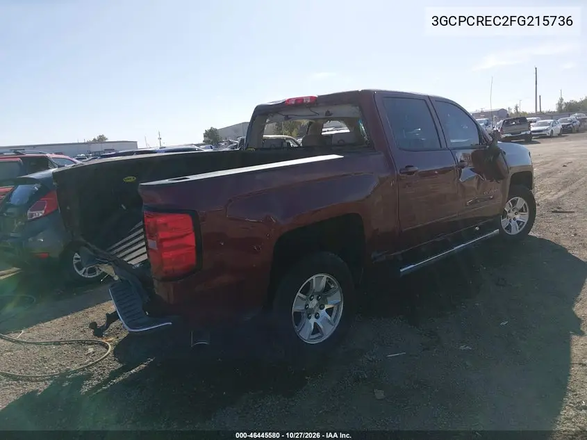 2015 CHEVROLET SILVERADO VIN 3GCPCREC2FG215736 — фото 4