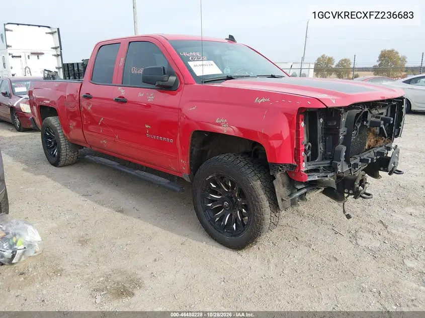 CHEVROLET SILVERADO 2015, VIN 1GCVKRECXFZ236683