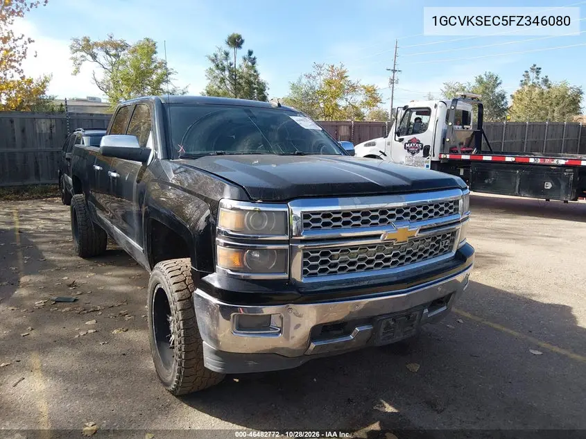 CHEVROLET SILVERADO 2015, VIN 1GCVKSEC5FZ346080