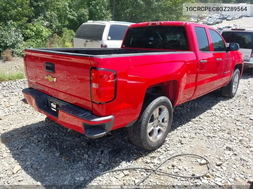 2016 CHEVROLET SILVERADO VIN 1GCRCPEC8GZ289564 — фото 4