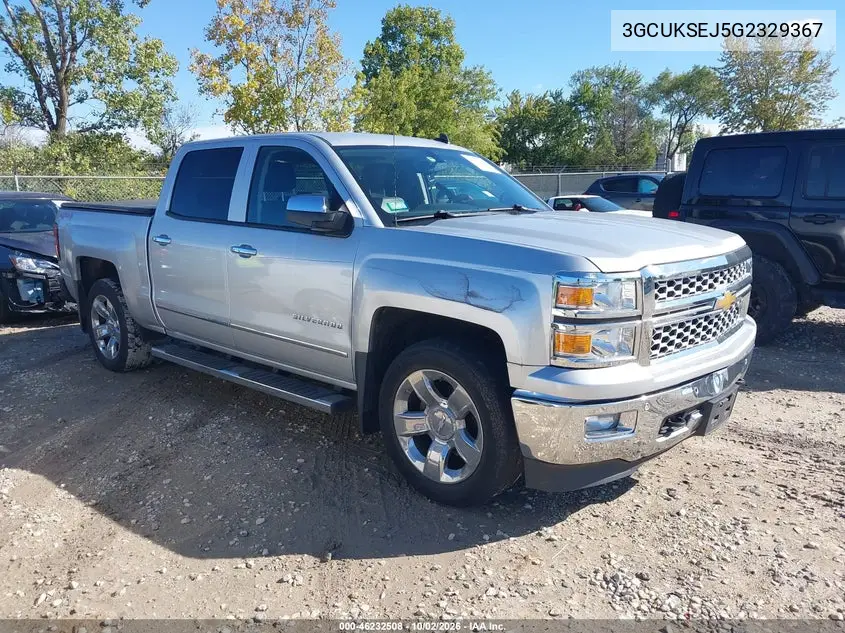 CHEVROLET SILVERADO 2016, VIN 3GCUKSEJ5G2329367