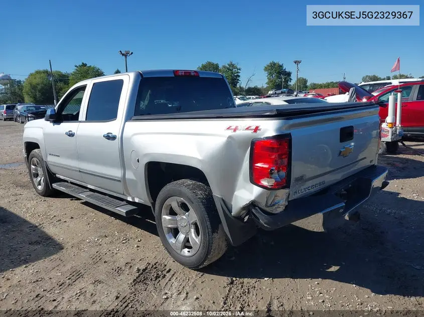 2016 CHEVROLET SILVERADO VIN 3GCUKSEJ5G2329367 — фото 3