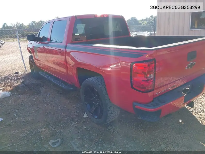 2016 CHEVROLET SILVERADO VIN 3GCUKREC6GG353299 — фото 3