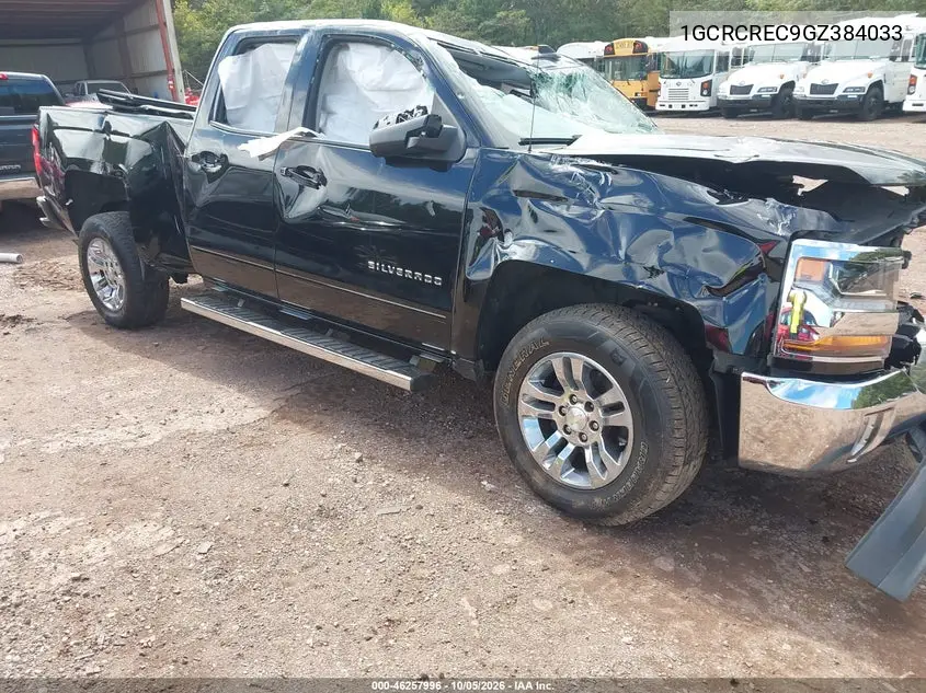 CHEVROLET SILVERADO 2016, VIN 1GCRCREC9GZ384033