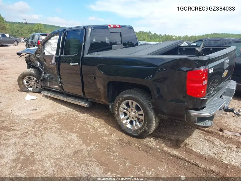 2016 CHEVROLET SILVERADO VIN 1GCRCREC9GZ384033 — фото 3