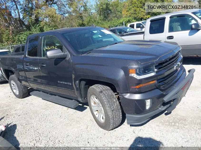 CHEVROLET SILVERADO 2016, VIN 1GCVKRECXGZ348286