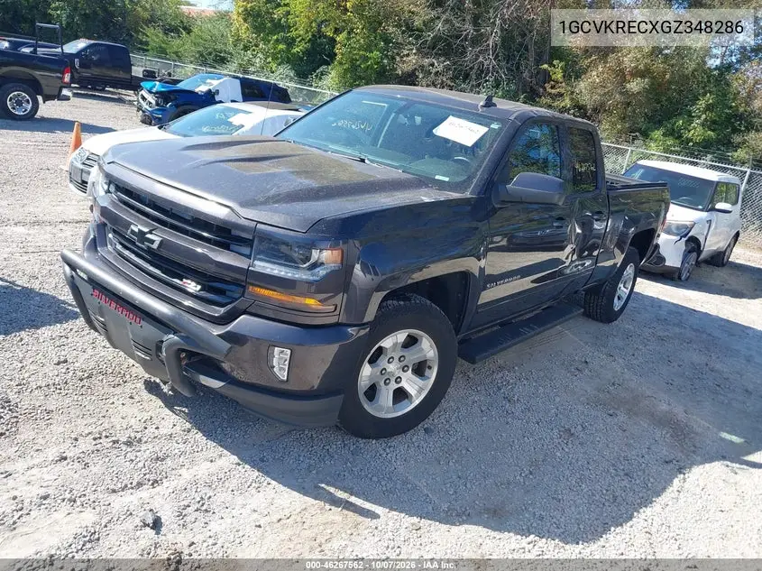 2016 CHEVROLET SILVERADO VIN 1GCVKRECXGZ348286 — фото 2