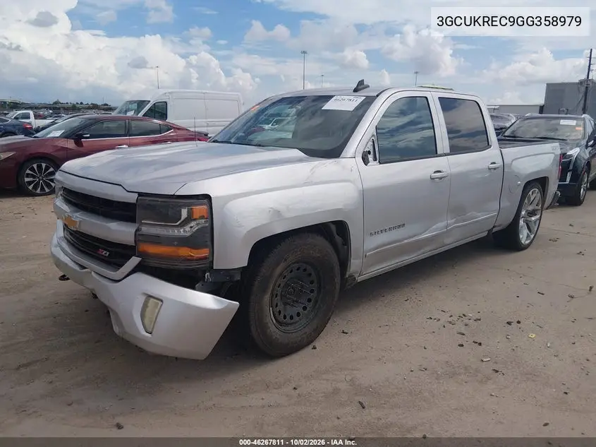 2016 CHEVROLET SILVERADO VIN 3GCUKREC9GG358979 — фото 2