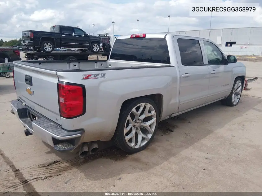 2016 CHEVROLET SILVERADO VIN 3GCUKREC9GG358979 — фото 4