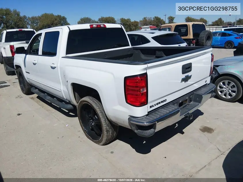 2016 CHEVROLET SILVERADO VIN 3GCPCREC1GG298755 — фото 3