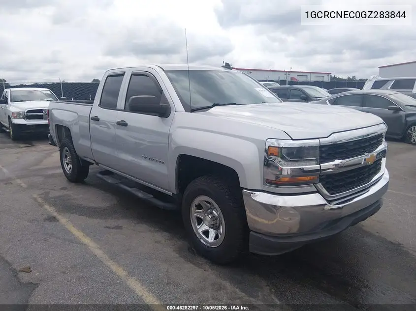 CHEVROLET SILVERADO 2016, VIN 1GCRCNEC0GZ283844