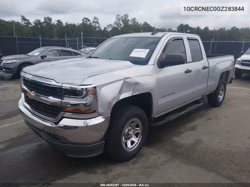 2016 CHEVROLET SILVERADO VIN 1GCRCNEC0GZ283844 — фото 2
