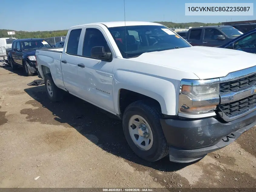 CHEVROLET SILVERADO 2016, VIN 1GCVKNEC8GZ235087