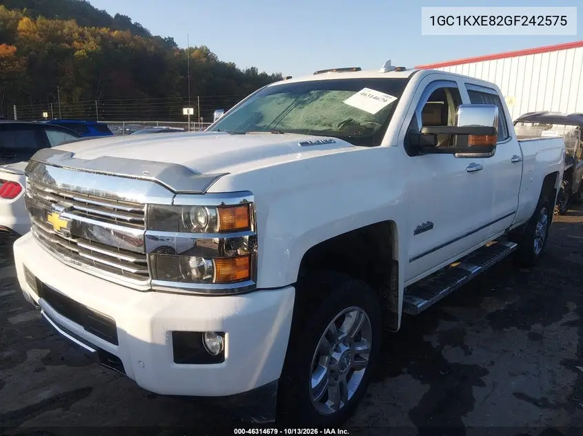 2016 CHEVROLET SILVERADO VIN 1GC1KXE82GF242575 — фото 2