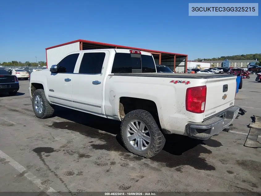 2016 CHEVROLET SILVERADO VIN 3GCUKTEC3GG325215 — фото 3